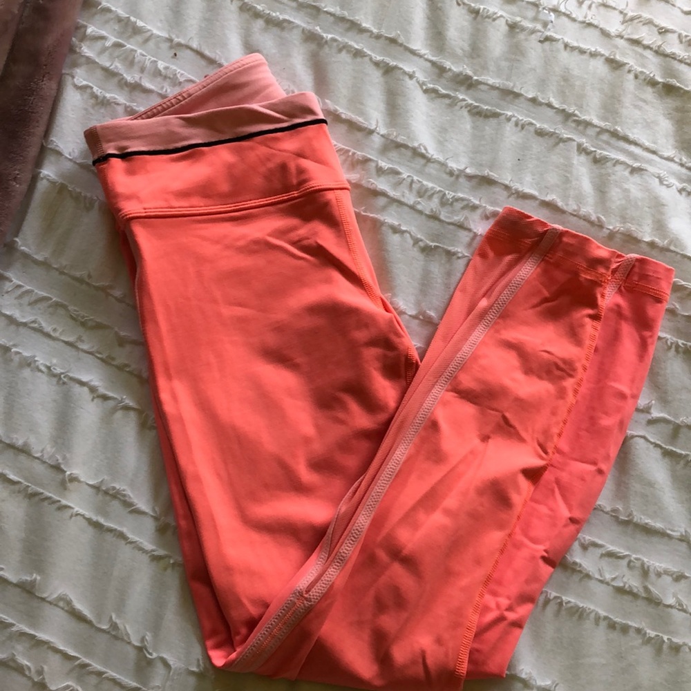 Bright Salmon Lululemon Leggings